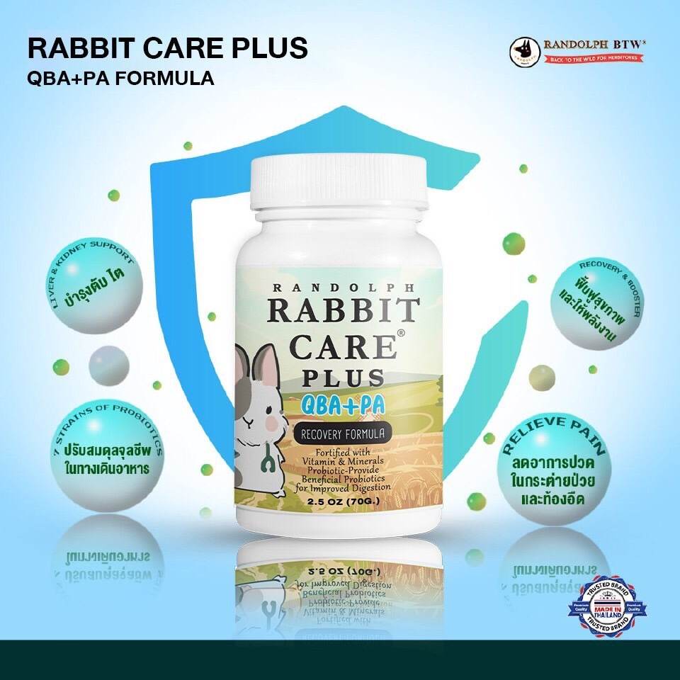 CatHoliday แรบบิท แคร์ Rabbit Care by Randolph อาหารฟื้นฟูสำหรับกระต่าย