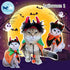 Halloween set 1 แต่งตัวแมว คาดหัวแมว ของเล่นแมว เสื้อผ้าแมว