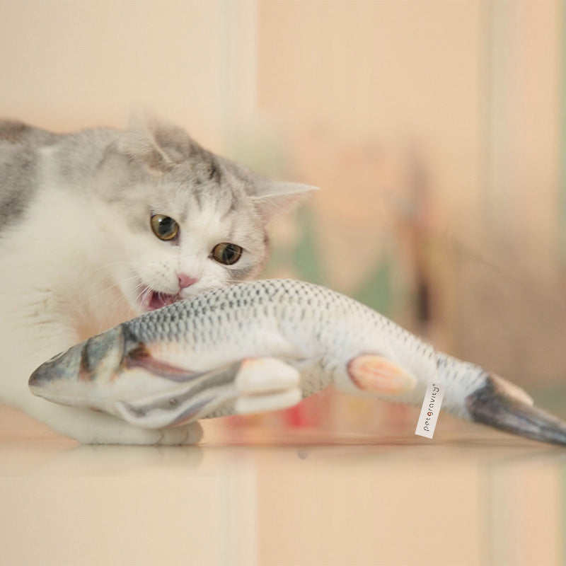 CatHoliday ปลาแคทนิปดิ้นได้ V2 ปลาแคทนิป ของเล่นแมว