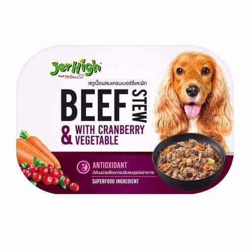 CatHoliday อาหารเปียกเกรดพรีเมี่ยม เจอร์ไฮ JerHigh Superfood Stew อาหารสุนัข