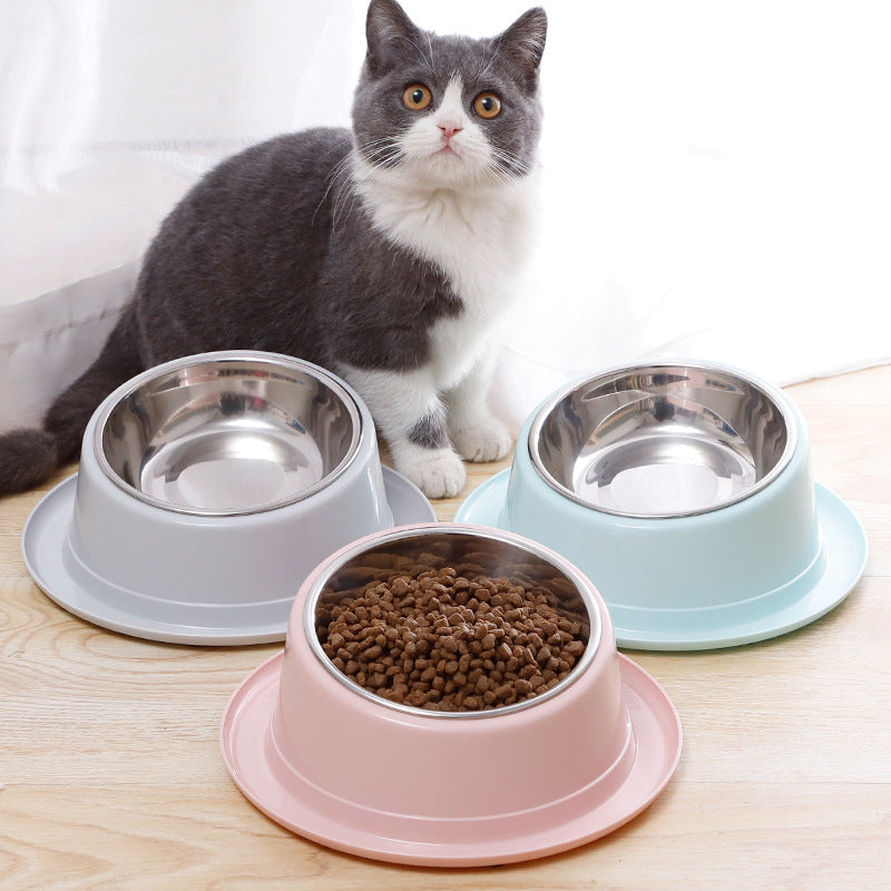 CatHoliday ชามกันหกแบบเดี่ยว ชามอาหารกันหก ชามอาหารแมว ถ้วยอาหารสุนัข ชามอาหารสัตว์เลี้ยง