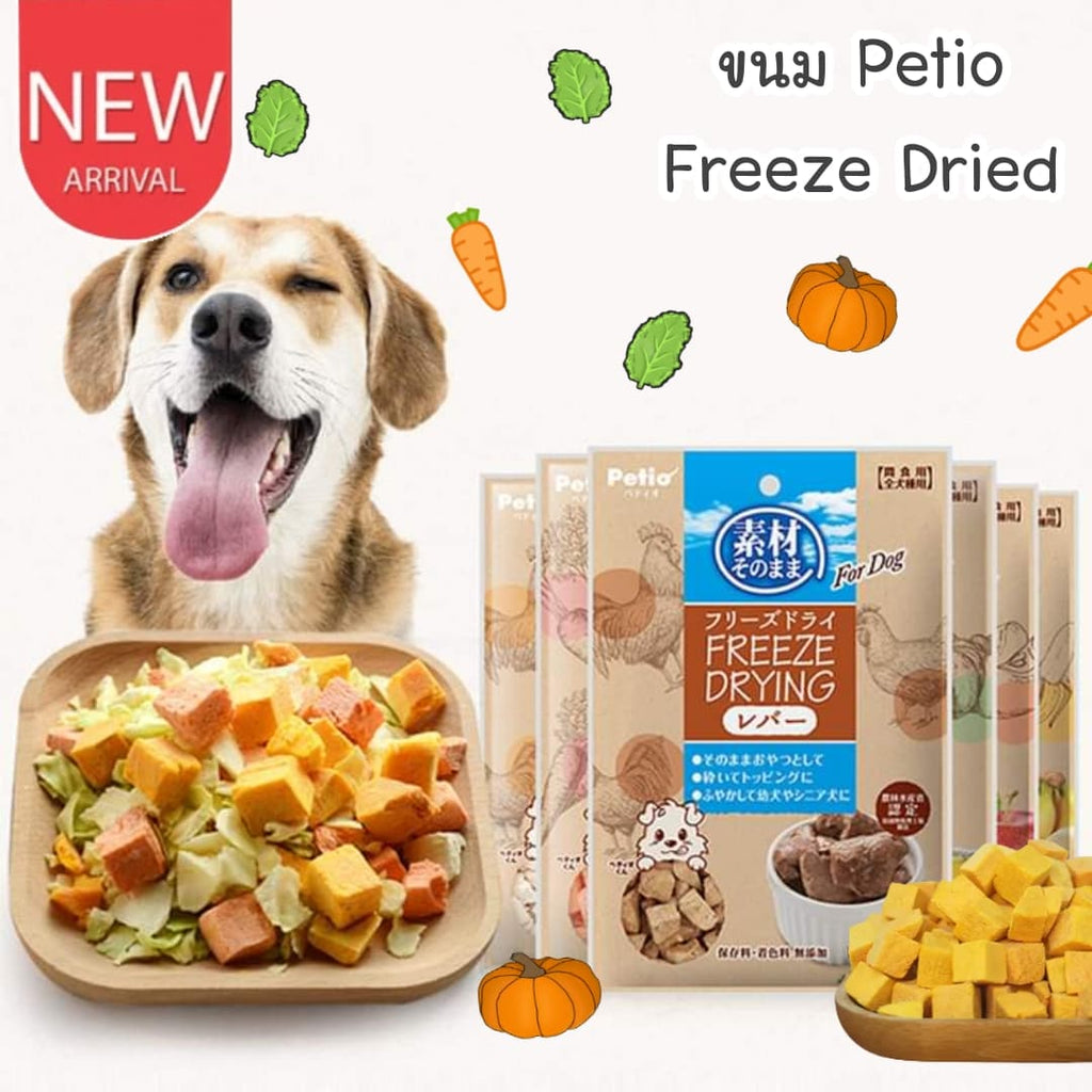 CatHoliday ขนม ฟรีซดราย Petio Freeze Dried ขนมสุนัข ขนมสัตว์เลี้ยง