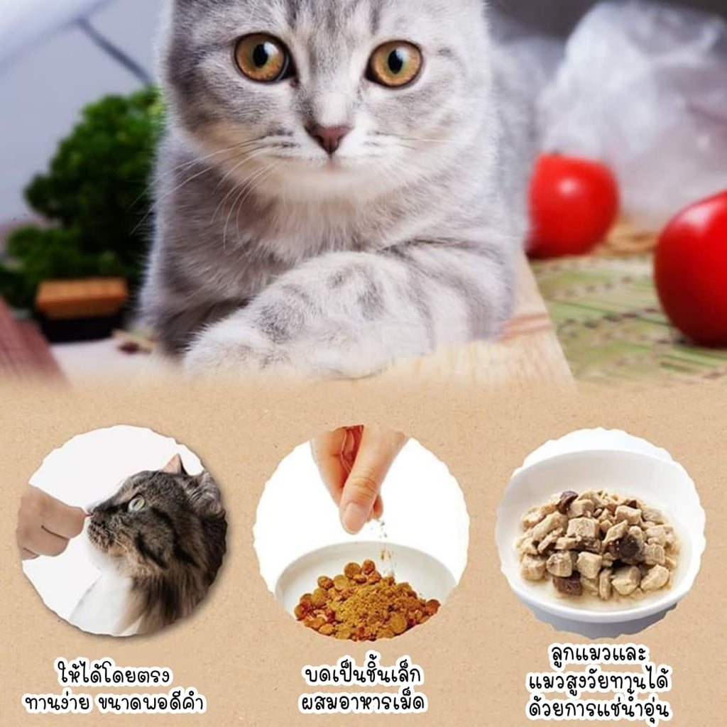 CatHoliday ขนม Petio Cat Freeze Dried Snack ขนมแมว ขนมสัตว์ลี้ยง