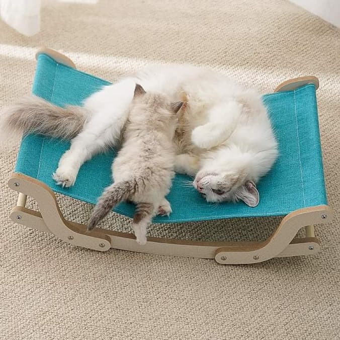 CatHoliday เปลไม้โยก ที่นอนแมว ที่นอนสัตว์เลี้ยง