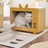 CatHoliday กล่องไม้ทีวีพร้อมแผ่นฝนเล็บ ที่นอนแมว ลับเล็บแมว ที่ฝนเล็บแมว