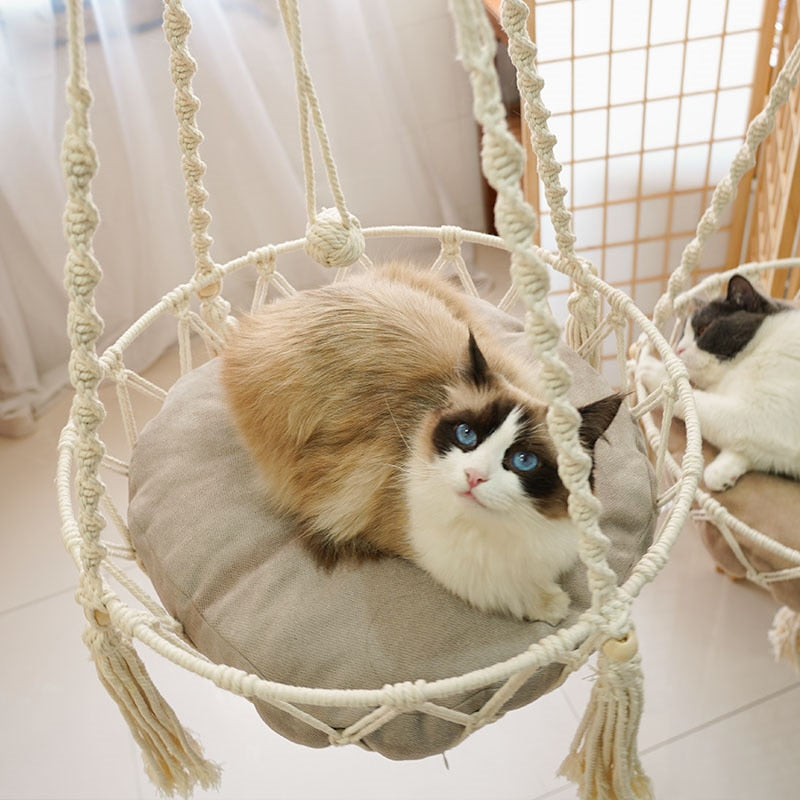 CatHoliday ที่นอนเชือกแขวน ที่นอนแมว ที่นอนสัตว์เลี้ยง