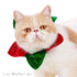 ปลอกคอคริสมาสต์แดง-เขียว ปลอกคอแมว แต่งกายแมว