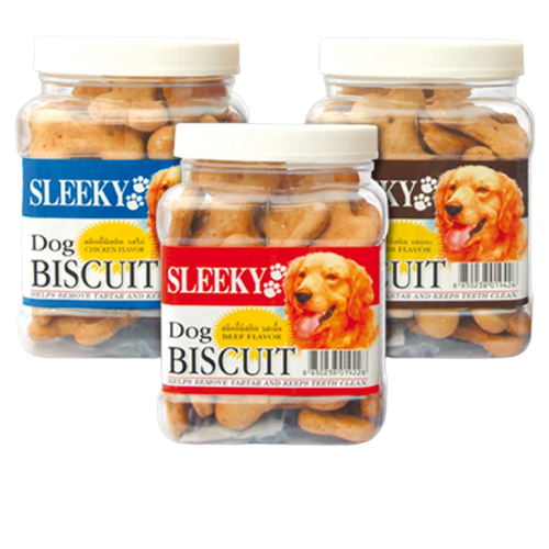 CatHoliday สลิคกี้ บิสกิต Sleeky Biscuit ขนมสุนัข ขนมสัตว์เลี้ยง