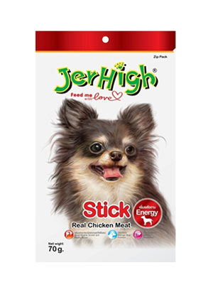 CatHoliday Jerhigh stick เจอร์ไฮ สติ๊ก ขนมสุนัข ขนมสัตว์เลี้ยง