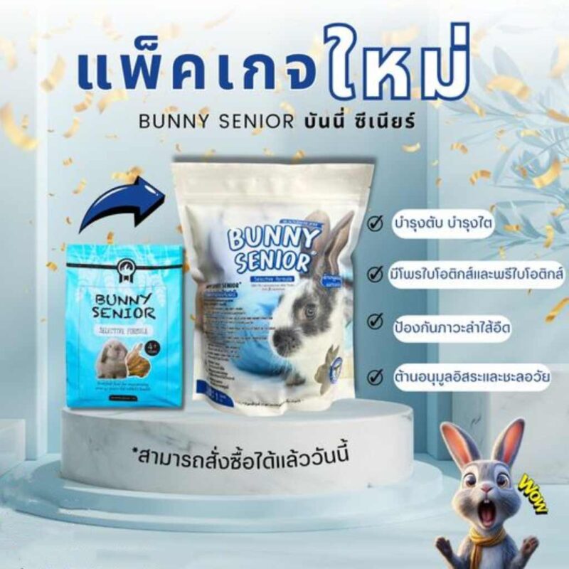CatHoliday Randolph อาหารเม็ดกระต่าย ที่ใช้ในการฟื้นฟู บำบัดโรคลำไส้อืด - Image 2