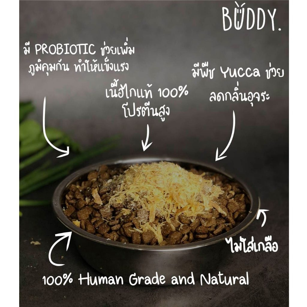 CatHoliday ฟินเล่ Buddy by Finle (Finlé) ผงโรยอาหาร สำหรับสุนัขและแมว - Image 4