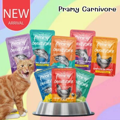 CatHoliday พรามี่ คาร์นิวอร์ Pramy Carnivore อาหารซองแมว อาหารแมวเปียก