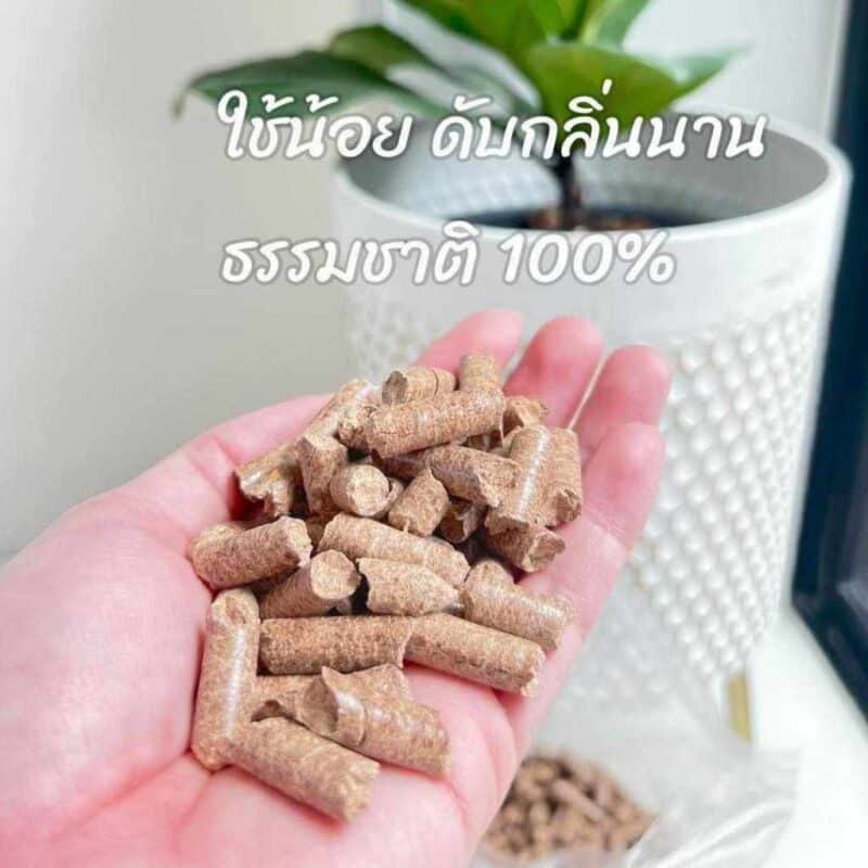 CatHoliday ขี้เลื่อยมายล MA YL วัสดุรองกรง ดับกลิ่น เททิ้งชักโครกได้ - Image 5