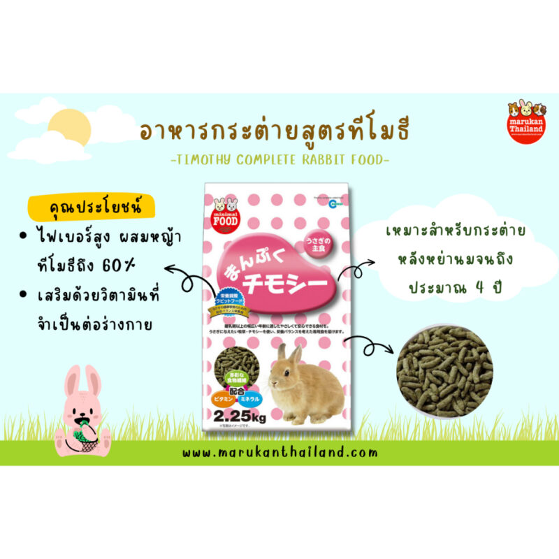 CatHoliday มารุคัง อาหารกระต่ายสูตรทิโมธี Marukan อาหารกระต่าย - Image 4