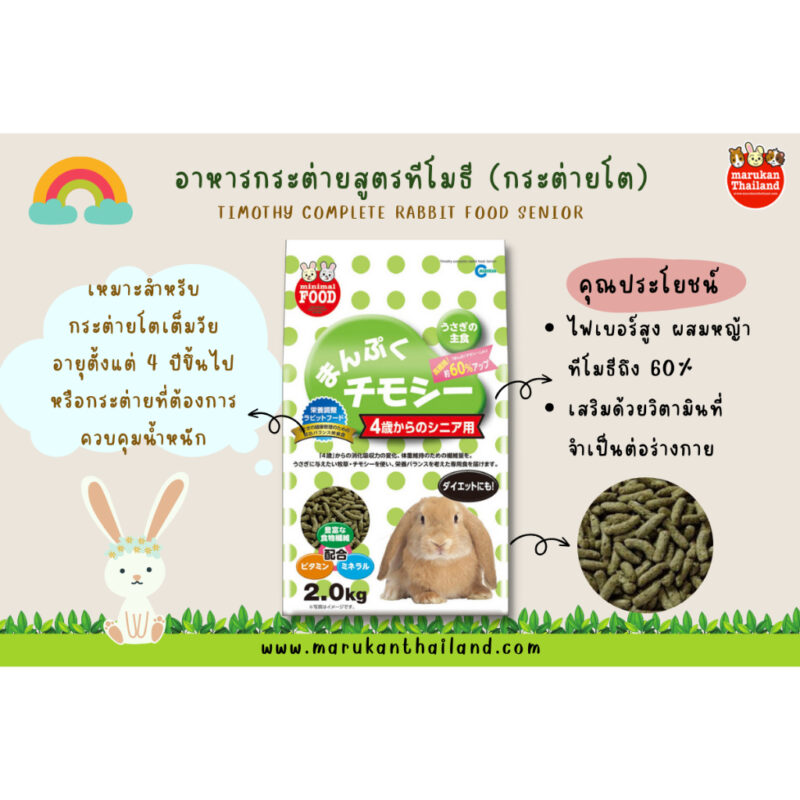 CatHoliday มารุคัง อาหารกระต่ายสูตรทิโมธี Marukan อาหารกระต่าย - Image 5