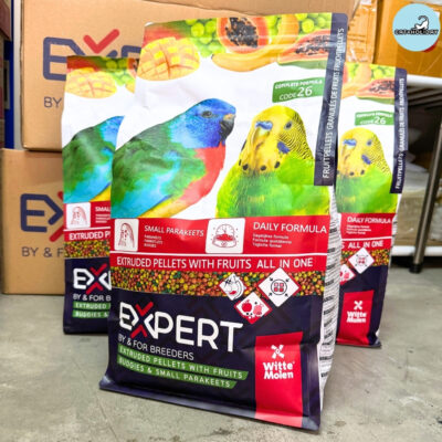 Alternative view of [ 800g-3kg ] อาหารนก Expert Code 26-32 อาหารเม็ด สูตรผลไม้รวม สำหรับนกแก้ว นกเล็ก นกหัวจุก Extruded pellets with friuts